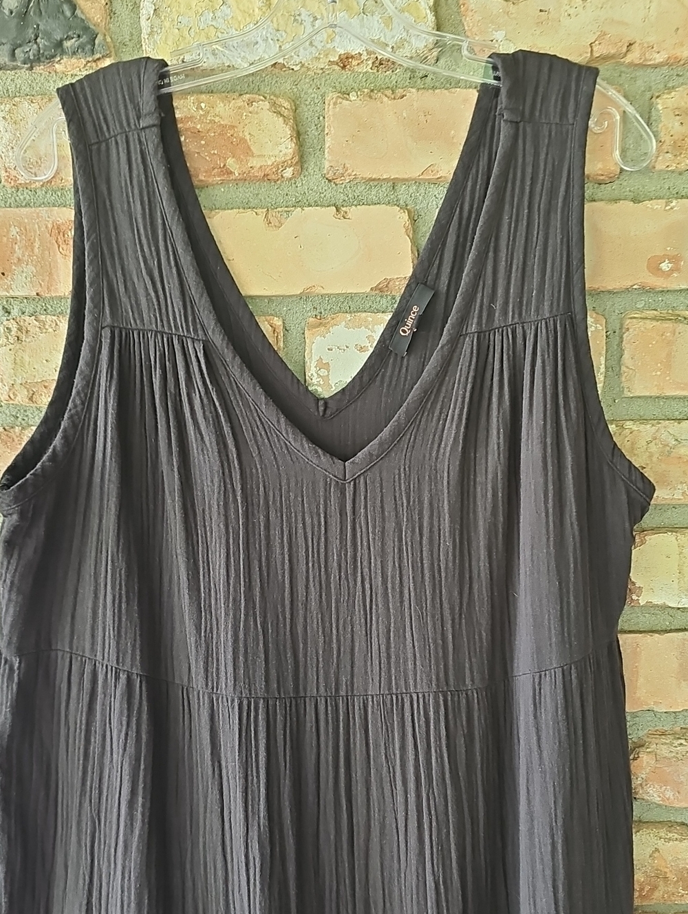 Quince Organic Cotton Gauze Tiered Maxi Dress - Picture 5 of 11